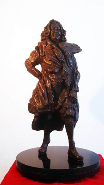 Sculpture titled "HOMMAGE A ZAHA HADID" by Antoine Berbari, Original Artwork, Bronze
