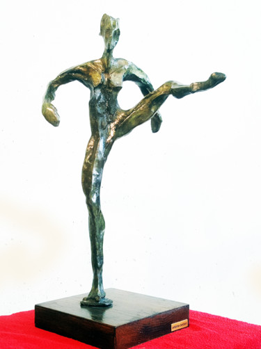 Sculpture intitulée ""PIROUETTE"" par Antoine Berbari, Œuvre d'art originale, Bronze