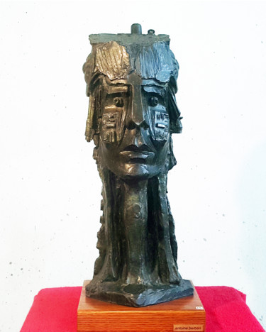 Sculpture titled ""MA DAME De ELCHE"" by Antoine Berbari, Original Artwork, Bronze