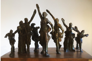 Skulptur mit dem Titel "" ELISSA " - Dossie…" von Antoine Berbari, Original-Kunstwerk, Bronze