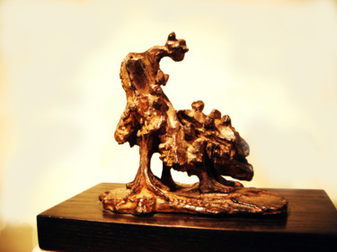 Sculpture intitulée "" LA MAMMA"" par Antoine Berbari, Œuvre d'art originale, Bronze