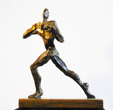 Skulptur mit dem Titel "" L'OFFRANDE "" von Antoine Berbari, Original-Kunstwerk, Bronze