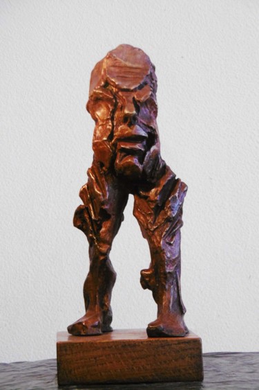 Skulptur mit dem Titel "2012-" GLOBE TROTTE…" von Antoine Berbari, Original-Kunstwerk, Bronze