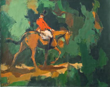 제목이 "4 Entrée en forêt"인 미술작품 Antoine Faure로, 원작, 기름