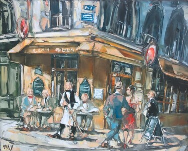 Картина под названием "86 L'ouverture" - Antoine Faure, Подлинное произведение искусства, Масло