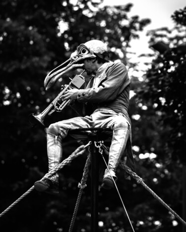 Fotografia intitulada "Homme Oiseau 6" por Antoine Heid, Obras de arte originais, Fotografia digital