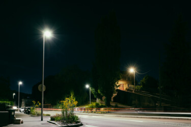 Fotografia intitolato "Night City 2" da Antoine Heid, Opera d'arte originale, Fotografia digitale