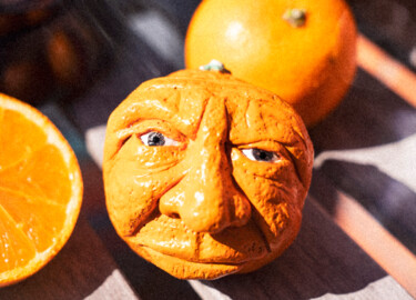 Le regard de l'orange Photography titled "Le regard de l'oran…" by Antoine Hémono, Original Art, Digital Photography