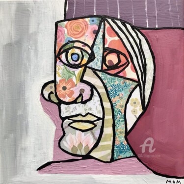 Коллажи под названием "Picasso Roger" - Antoine Maume, Подлинное произведение искусства, Коллажи