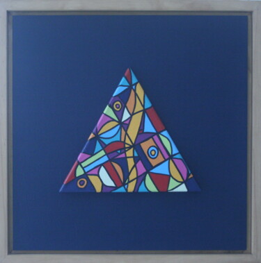 Peinture intitulée "Triangle des Bermud…" par Antoine Mellado, Œuvre d'art originale, Acrylique