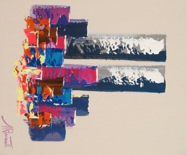Peinture intitulée "Skyline 7" par Antoine Renault, Œuvre d'art originale