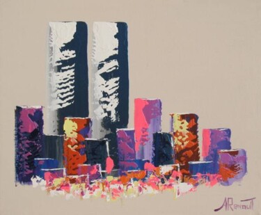 Peinture intitulée "Skyline 8" par Antoine Renault, Œuvre d'art originale