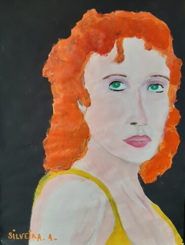 Painting titled "Rousse" by Antoine Silveira, Original Artwork, Acrylic