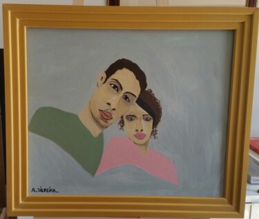 Painting titled "Diego melissa" by Antoine Silveira, Original Artwork, Acrylic