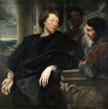 Painting titled "George Gage avec de…" by Antoine Van Dyck, Original Artwork, Oil