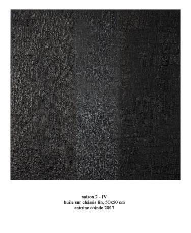 제목이 "saison2 IV"인 미술작품 Antoine Coinde로, 원작, 기름