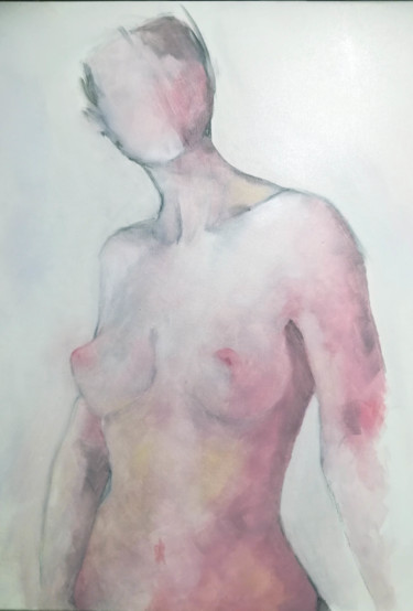 Peinture intitulée "nue-07" par Antoine Marelle, Œuvre d'art originale, Huile
