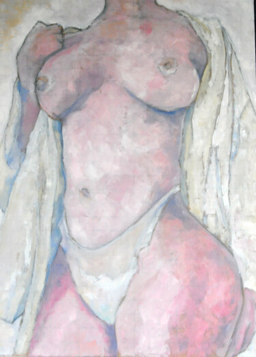 Painting titled "Mademoiselle Alexan…" by Antoine Marelle, Original Artwork, Oil