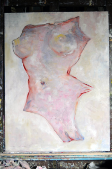 Peinture intitulée "buste 06" par Antoine Marelle, Œuvre d'art originale, Huile
