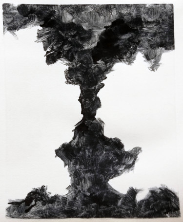 Printmaking titled "tornade 014" by Antoine Marelle, Original Artwork, Monotype