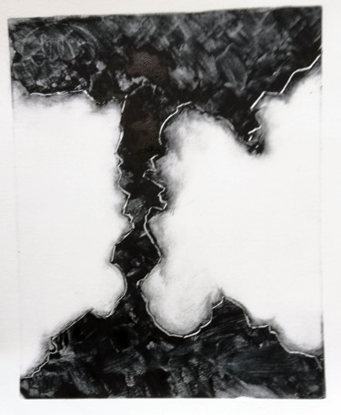 Obrazy i ryciny zatytułowany „tornade 025” autorstwa Antoine Marelle, Oryginalna praca, Monotypia