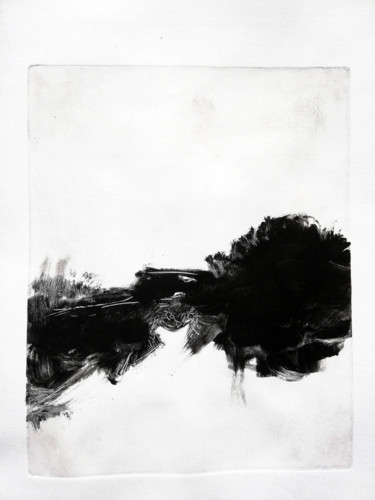 Printmaking titled "horizon 03" by Antoine Marelle, Original Artwork, Monotype