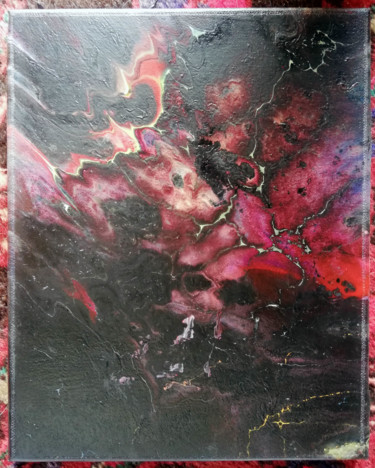 Painting titled "fractal" by Antoine Marelle, Original Artwork, Acrylic