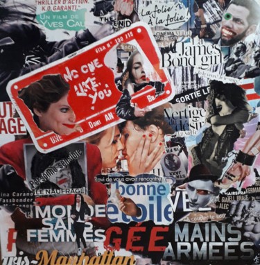 Collages getiteld "No one like you" door Antoine Salemi, Origineel Kunstwerk, Collages