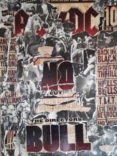 Collages intitolato "In rock we trust" da Antoine Salemi, Opera d'arte originale, Collages Montato su artwork_cat.