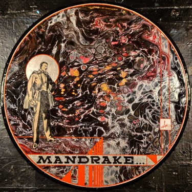 Painting titled "Mandrake - Sur viny…" by Antoine Tabart, Original Artwork, Acrylic