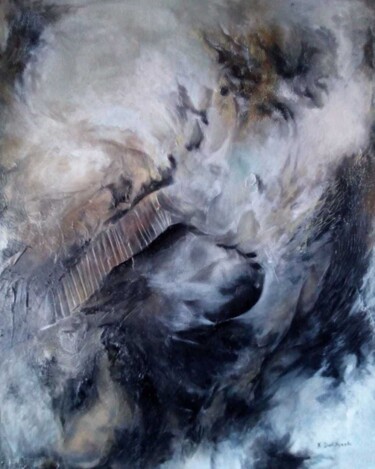Peinture intitulée "De l'Ombre à la Lum…" par Antoinette Dall'Agnolo (Tani), Œuvre d'art originale, Huile Monté sur Châssis…