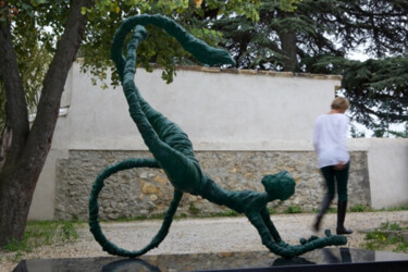 Sculpture intitulée "Maternity" par Antoinette Rozan, Œuvre d'art originale, Bronze