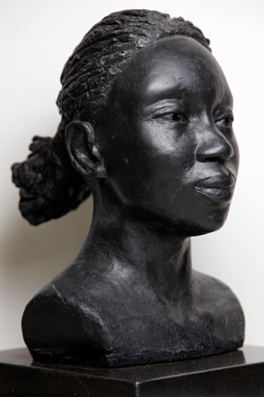 Sculpture titled "Brazzaville" by Antoinette Rozan, Original Artwork, Bronze