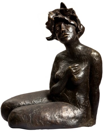 雕塑 标题为“Serenity” 由Antoinette Rozan, 原创艺术品, 青铜