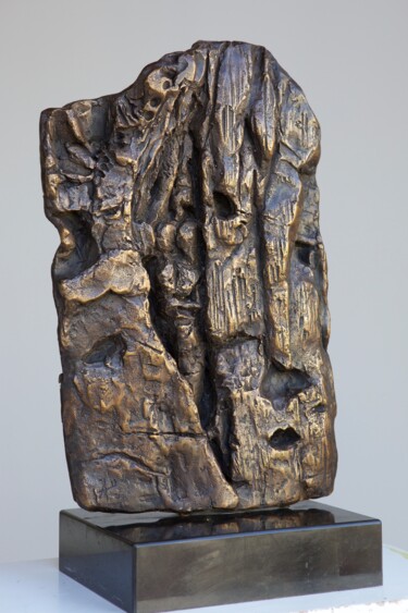 Sculpture titled "Reflections" by Antoinette Rozan, Original Artwork, Bronze