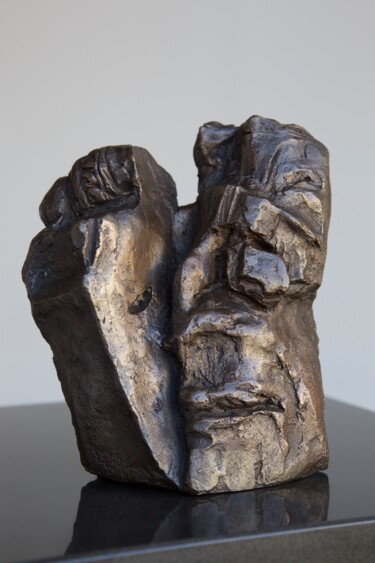 Skulptur mit dem Titel "Comedia" von Antoinette Rozan, Original-Kunstwerk, Bronze