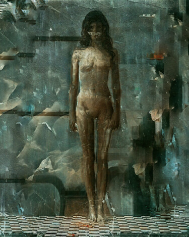 Arte digitale intitolato "Зелёный сойлент" da Anton Pustovalov, Opera d'arte originale, Collage digitale