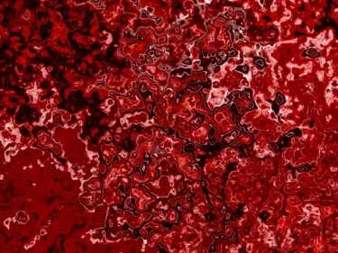Arte digital titulada "Crimson Cosmos" por Anton Pustovalov, Obra de arte original, Pintura Digital