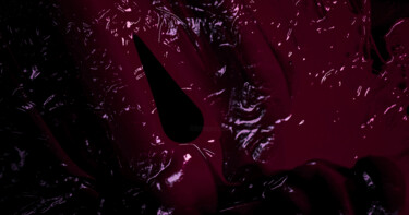 Digitale Kunst mit dem Titel "The Black Drop" von Anton Pustovalov, Original-Kunstwerk, Digitale Malerei