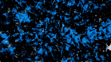 Digitale Kunst getiteld "Blue Opal within th…" door Anton Pustovalov, Origineel Kunstwerk, Digitaal Schilderwerk