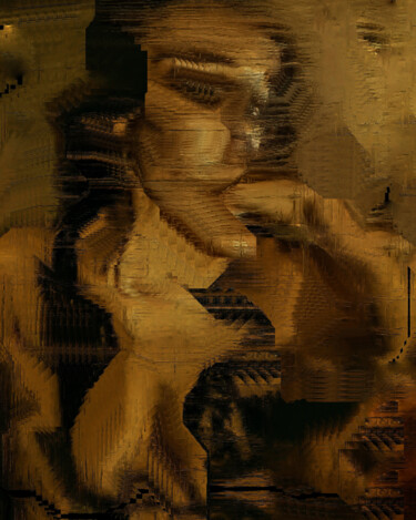 Artes digitais intitulada "Naked Hand Eater" por Anton Pustovalov, Obras de arte originais, Pintura digital