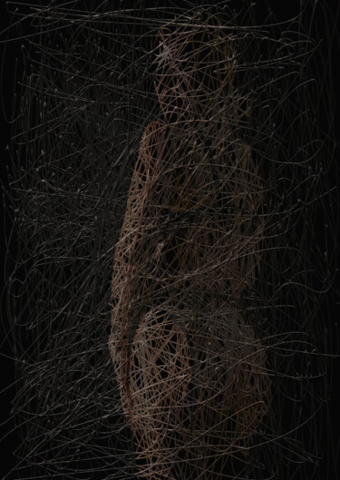 数字艺术 标题为“Sensual Threads” 由Anton Pustovalov, 原创艺术品, 数字油画