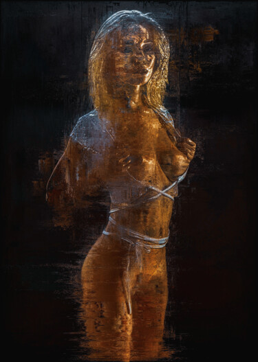 Digital Arts titled "Unveiled Euphoria" by Anton Pustovalov, Original Artwork, Digital Painting
