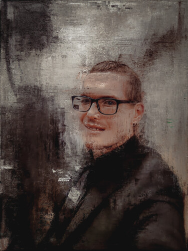 Digitale Kunst mit dem Titel "Self-portrait 'Diam…" von Anton Pustovalov, Original-Kunstwerk, Digitale Malerei