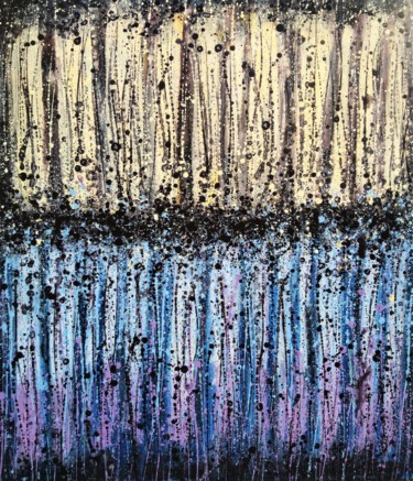 "Pouring rain" başlıklı Tablo Anton Rakun tarafından, Orijinal sanat, Akrilik Ahşap Sedye çerçevesi üzerine monte edilmiş