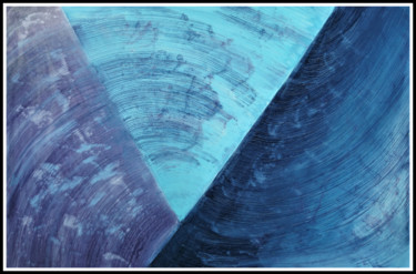 Pintura titulada "Shades of blue in t…" por Anton Rakun, Obra de arte original, Acrílico