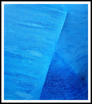 Painting titled "The beauty of blue…" by Anton Rakun, Original Artwork, Acrylic Mounted on Wood Stretcher frame