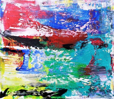 No Name_Abstract#1 Peinture intitulée "No Name_Abstract#1" par Anton Rakun, Œuvre d'art originale, Acrylique Monté sur Châssis