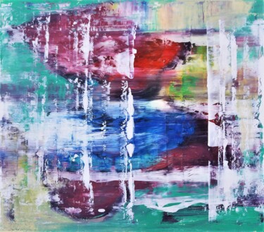 Картина под названием "Touch the rainbow" - Anton Rakun, Подлинное произведение искусства, Акрил