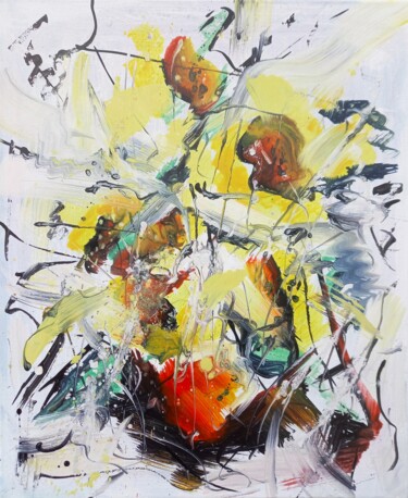 Malarstwo zatytułowany „Sunflowers#66” autorstwa Anton Rakun, Oryginalna praca, Akryl